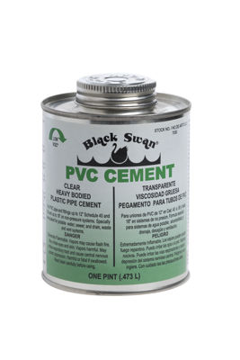 Picture of BLACK SWAN PVC CEMENT HEAVY BODIED 1 PINT - 473ml (Box 12) - **REPORTABLE PRODUCT**