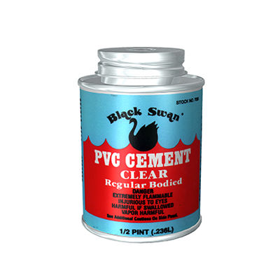 Picture of BLACK SWAN PVC CEMENT REGULAR BODIED 1/2 Pint - 236ml (Box 24) - **REPORTABLE PRODUCT**