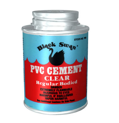 Picture of BLACK SWAN PVC CEMENT REGULAR BODIED 1 PINT - 473ml (Box 12) - **REPORTABLE PRODUCT**