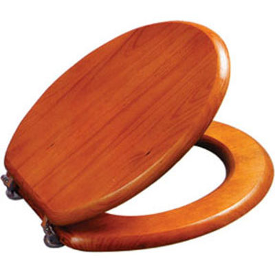 Picture of TOILET SEAT WOOD ANTIQUE PINE