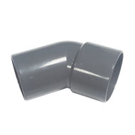 Picture of UPVC SOLVWELD 45 SPIGOT BEND GREY 32MM