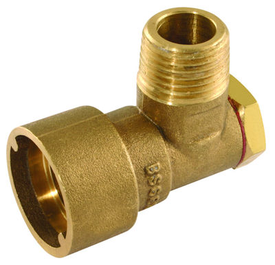 Picture of COOKERFLEX 1/2" angle bayonet CE socket