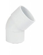 Picture of UPVC SOLVWELD 45 SPIGOT BEND BRIGHT WHITE 32MM