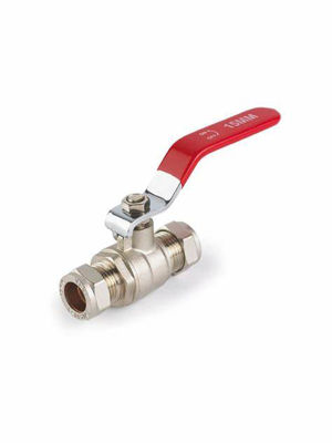 Picture of 15mm LEVER BALLVALVE RED/BLUE