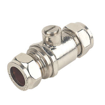 Picture of HEAVY PATTERN 15mm ISOLATING VALVE CHROME -