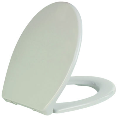 Picture of KORONA SOFT CLOSE SMOOTH UNIVERSAL 1.0 THERMOPLASTIC TOILET SEAT 1KG WHITE