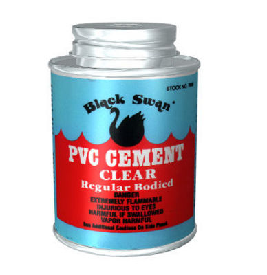 Picture of BLACK SWAN PVC CEMENT REGULAR BODIED 1/4 Pint - 118ml (Box 24) - **REPORTABLE PRODUCT**