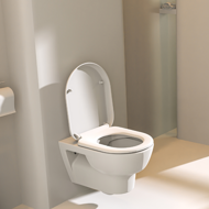 Picture of KORONA SOFT CLOSE TOP FIX METAL HINGE D SHAPE TOILET SEAT 1.9kg