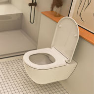 Picture of KORONA SOFT CLOSE TOP FIX METAL HINGE D SHAPE TOILET SEAT 2.5kg