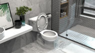 Picture of SOFT CLOSE TOP FIX METAL HINGE TOILET SEAT 1.8kg