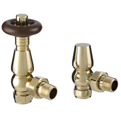 Picture of Chelsea Angled Thermostatic valve Polished Brass 690023