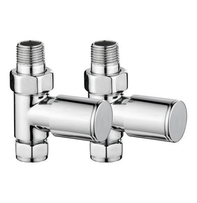 Picture of Round Pattern Valve Straight Chrome 690027