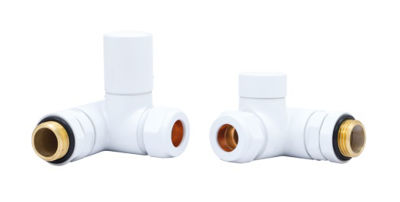 Picture of Corner EE Dual Fuel corner valves for elements White 690152