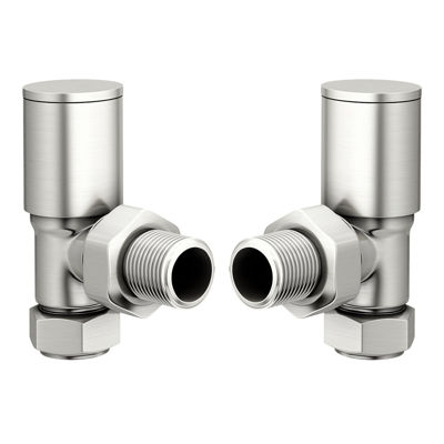 Picture of Round Pattern Valve Angled Brushed Nickel 690089