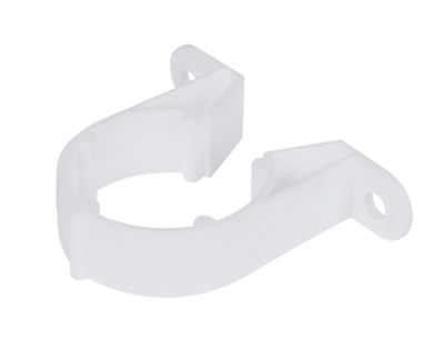 Picture of WHITE=S/WELD PIPE CLIP 40MM BRIGHT WHITE