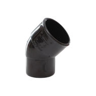 Picture of UPVC SOLVWELD 45 SPIGOT BEND BLACK 32MM