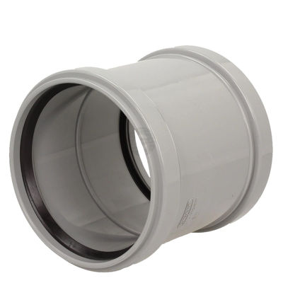 Picture of 110mm RING SEAL SOIL D/S COUPLER LT GREY