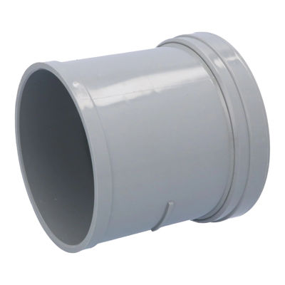 Picture of 110mm RING SEAL SOIL S/S COUPLER SOIL/PUSHFIT LT GREY