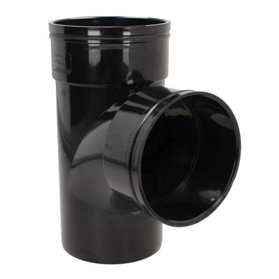 Picture of 110mm SOLVENT SOIL 92 D/S BRANCH BLACK