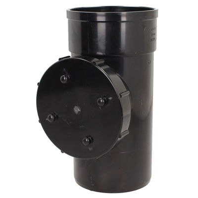 Picture of 110mm SOLVENT SOIL ACCESS PIPE BLACK