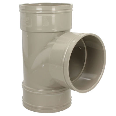 Picture of 110mm SOLVENT SOIL 92 T/S BRANCH OLIVE GREY