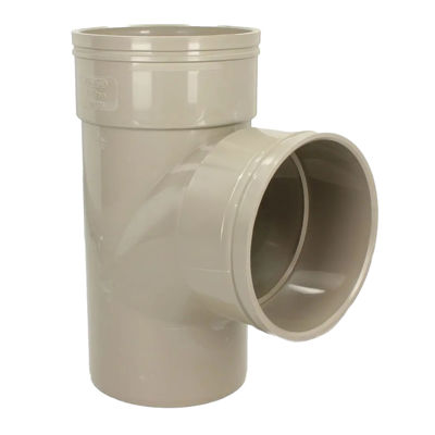 Picture of 110mm SOLVENT SOIL 92 D/S BRANCH OLIVE GREY