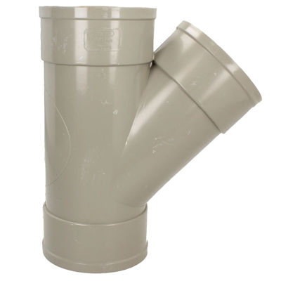 Picture of 110mm SOLVENT SOIL 135 T/S BRANCH OLIVE GREY