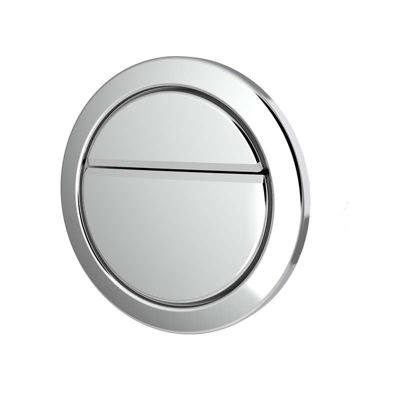 Picture of DUDLEY GEO 73.5mm DUAL FLUSH ROUND BUTTON CHROME 