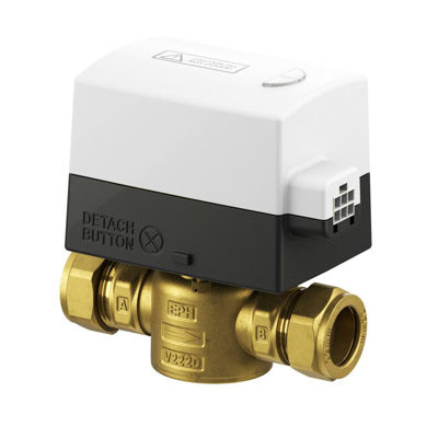 Picture of 22mm 2 PORT MOTORISED VALVE 22mm COMPRESSION