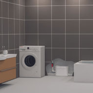 Picture of FLOWPRO FP400K GREY WATER MACERATOR PUMP FOR KITCHEN, UTILITIES & BATH