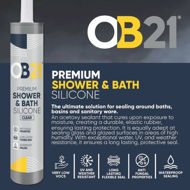 Picture of OB21 Premium Bath & Shower Sanitary Silicone White