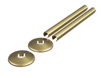 Picture of Retro Fit Sleeve set 200mm X 18mm Diameter Alloy Brushed Brass
