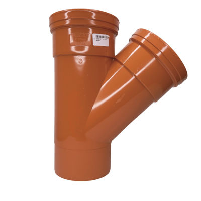 Picture of 110mm  UNDERGROUND DOUBLE SOCKET 45 BRANCH