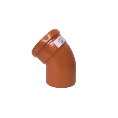 Picture of 110mm UNDERGROUND SINGLE SOCKET 45 BEND