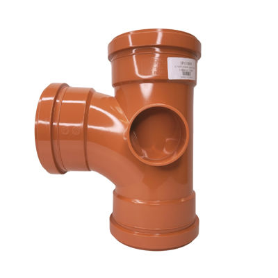 Picture of 110mm UNDERGROUND TRIPLE SOCKET 90 TEE