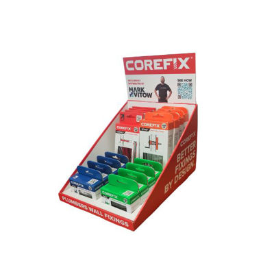 Picture of COREFIX Display, includes Stand and Fittings CFX018 x12, CFX122BSx8, CFX102BSx8, CFX221ALx6