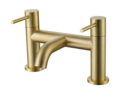 Picture of Cavazzo Brushed Brass Deck Mounted Bath Filler