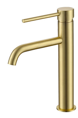 Picture of Cavazzo Brushed Brass Tall Mono Basin Mixer