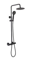 Picture of Resia Black Matt Thermostatic Shower Mixer System