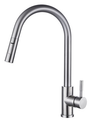 Picture of Fusaro Stainless Steel Pull Out Kitchen Sink Mixer