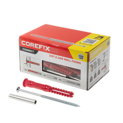 Picture of Corefix Connect 120mm Dot & Dab Wall Fixing 24 Box