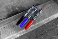 Picture of TRACER Pack  OF 4x PERMANENT MARKER's (Black, Red, Blue)