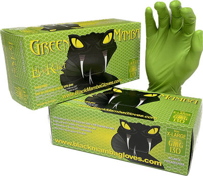 Picture of Green Mamba Nitrile Biodegradable Gloves XLarge