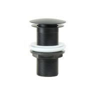 Picture of MUSHROOM 1 1/4" UNSLOTTED CLICK CLACK BASIN WASTE - MATT BLACK