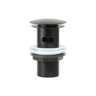 Picture of MUSHROOM 1 1/4" SLOTTED CLICK CLACK BASIN WASTE - MATT BLACK