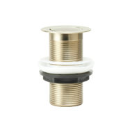 Picture of FLAT TOP 1 1/4"1 UNSLOTTED CLICK CLACK BASIN WASTE - BRUSHED BRASS