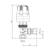 Picture of 15mm ANGLED TRV WITHOUT LOCKSHIELD